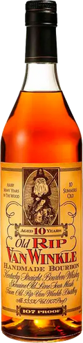 Pappy Old Rip Van Winkle 107 proof Bourbon Whiskey 10 year 750 ml