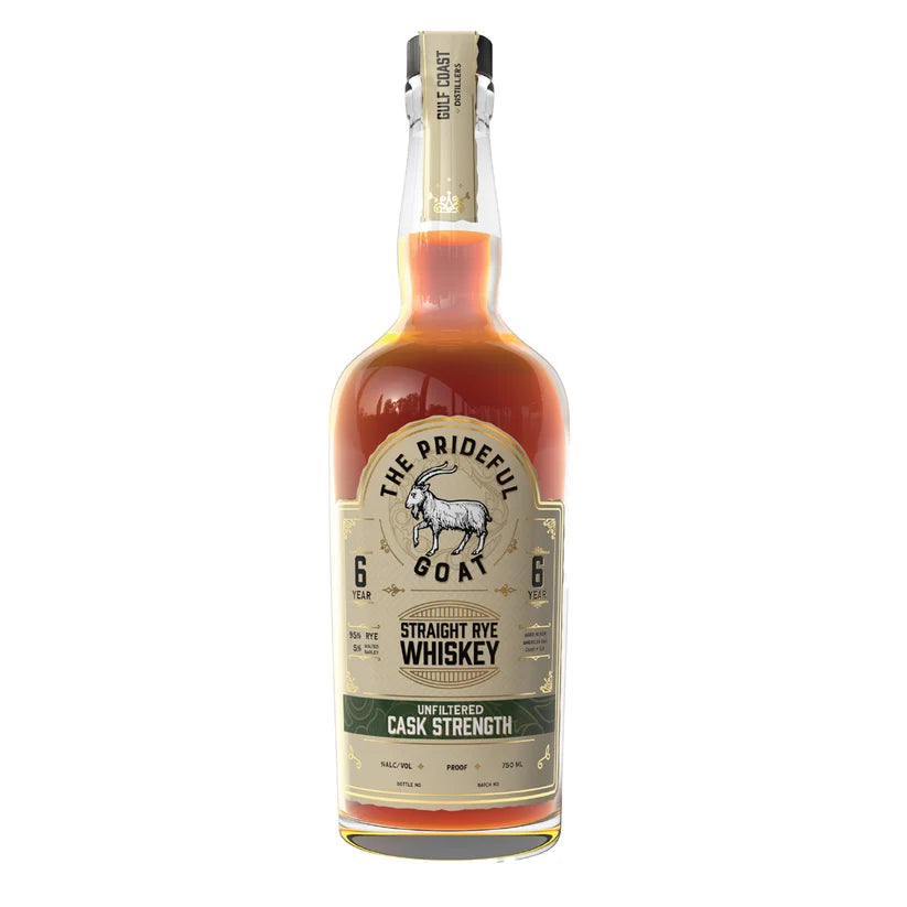 The Prideful Goat Cask Strength Straight Rye Whiskey 6 year 750ml